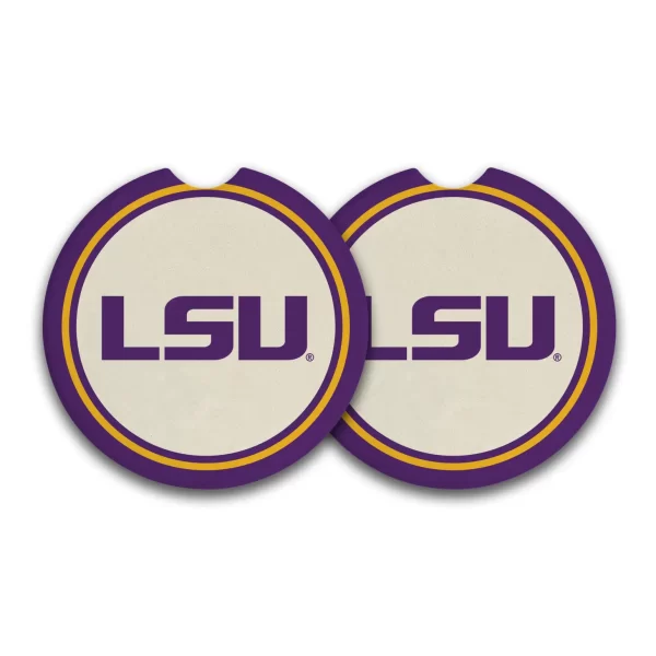 LSU Car Coasters