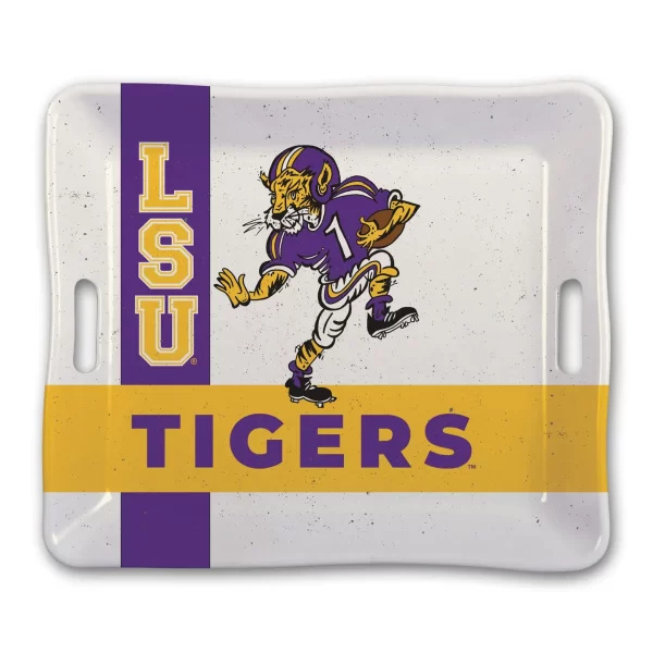 LSU Melamine Large Tray