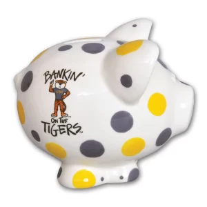 LSU Ceramic Piggy Bank