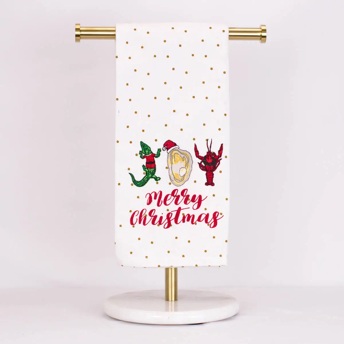 Merry Louisiana Christmas Hand Towel – MilandDil Designs